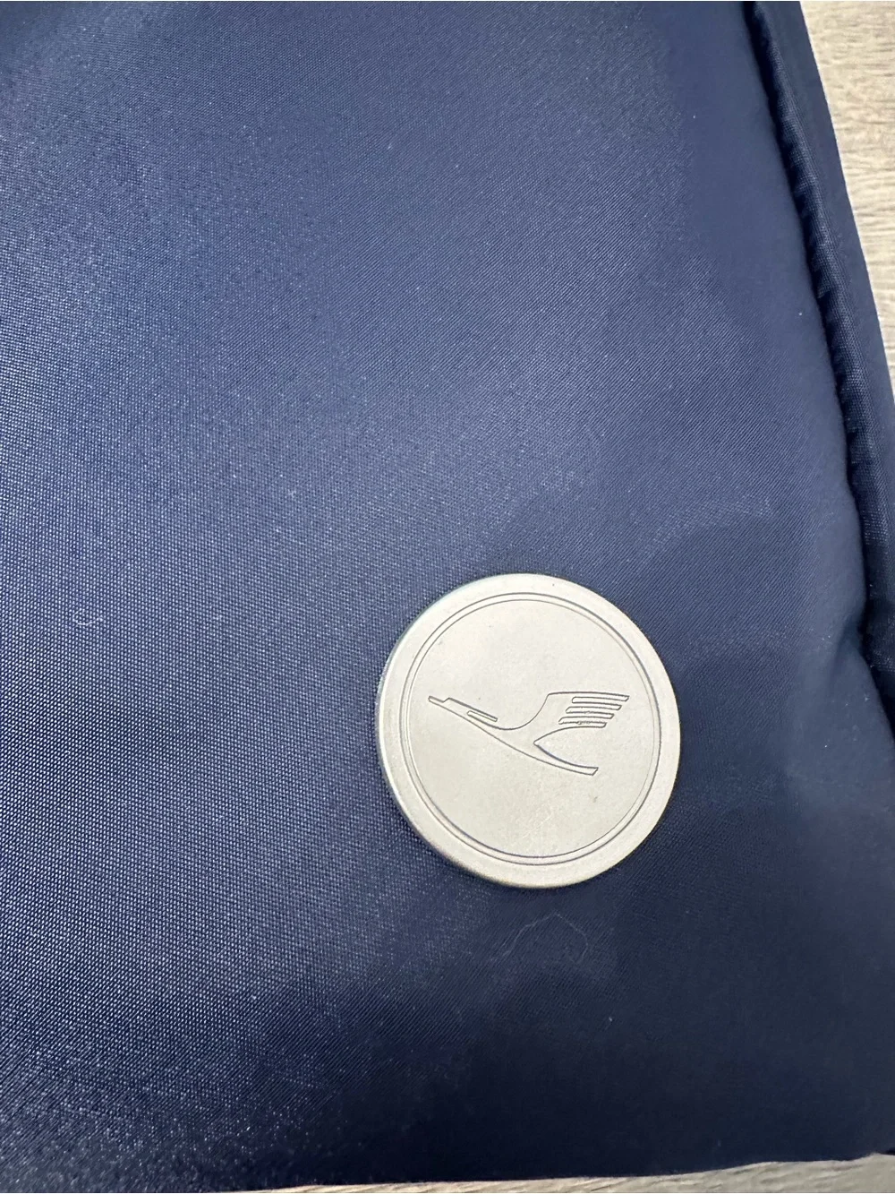 Navy Men's Travel Tote Bag with Top Handles Lufthansa